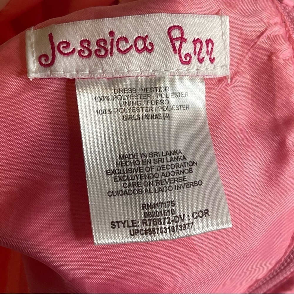 Girls 2 dress bundle Pink and Yellow Layered Dress size 4 & 5 - Picture 6 of 14